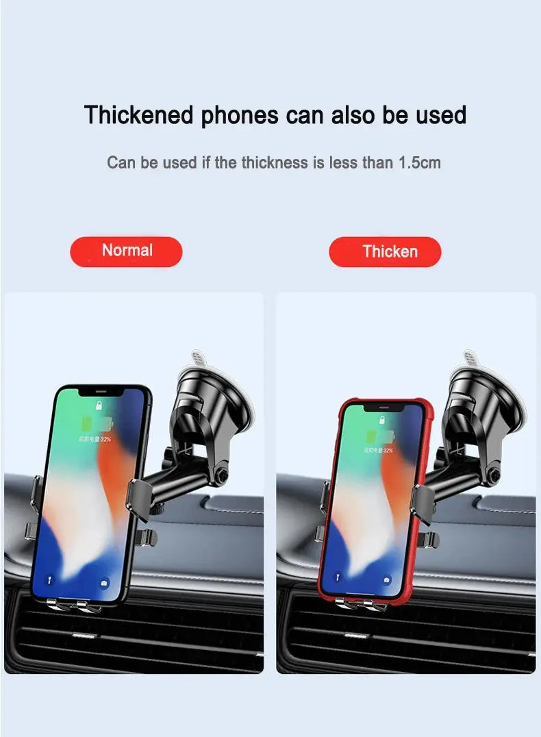 Support de téléphone portable universel à ventouse pour pare-brise de voiture, support de téléphone portable à 360° pour smartphones de 4 à 7 pouces, nouveauté 2025 - Ottocast