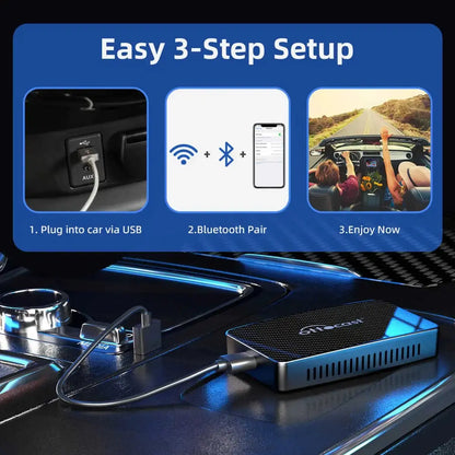 Adaptateur Android Auto CarPlay sans fil OTTOCAST Play2Video Pro pour YouTuber pour NetFlix Accessoires de voiture pour Lada HAVAL HYUNDRI - Ottocast