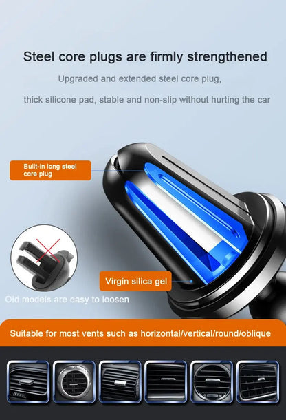 Support de téléphone portable universel à ventouse pour pare-brise de voiture, support de téléphone portable à 360° pour smartphones de 4 à 7 pouces, nouveauté 2025 - Ottocast