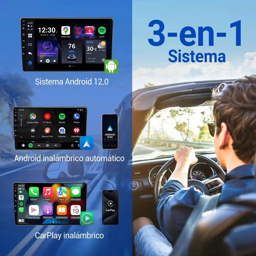 OTTOCAST OttoAiBox P3 CarPlay AI Box sans fil Android Auto TV Box mini HDMI pour Renault Lada Kia Hyundai VW Accessoires de voiture - Ottocast