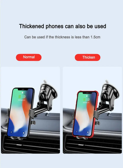 Support de téléphone portable universel à ventouse pour pare-brise de voiture, support de téléphone portable à 360° pour smartphones de 4 à 7 pouces, nouveauté 2025 - Ottocast
