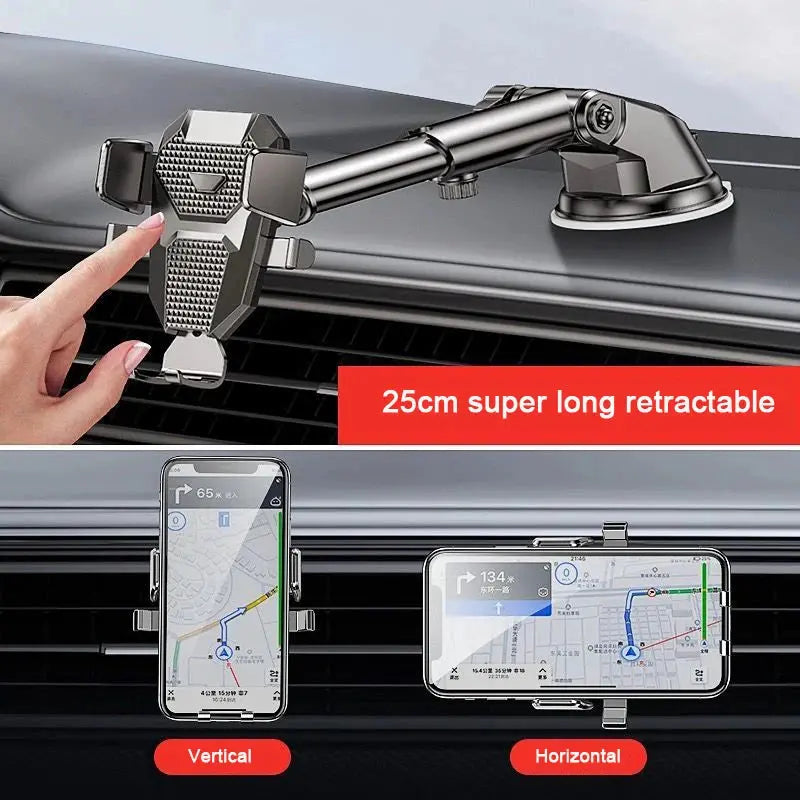 Support de téléphone portable universel à ventouse pour pare-brise de voiture, support de téléphone portable à 360° pour smartphones de 4 à 7 pouces, nouveauté 2025 - Ottocast