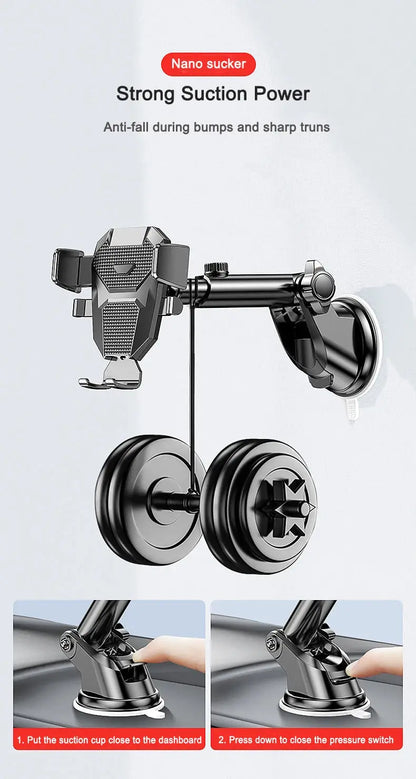 Support de téléphone portable universel à ventouse pour pare-brise de voiture, support de téléphone portable à 360° pour smartphones de 4 à 7 pouces, nouveauté 2025 - Ottocast