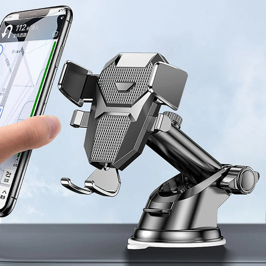 Support de téléphone portable universel à ventouse pour pare-brise de voiture, support de téléphone portable à 360° pour smartphones de 4 à 7 pouces, nouveauté 2025