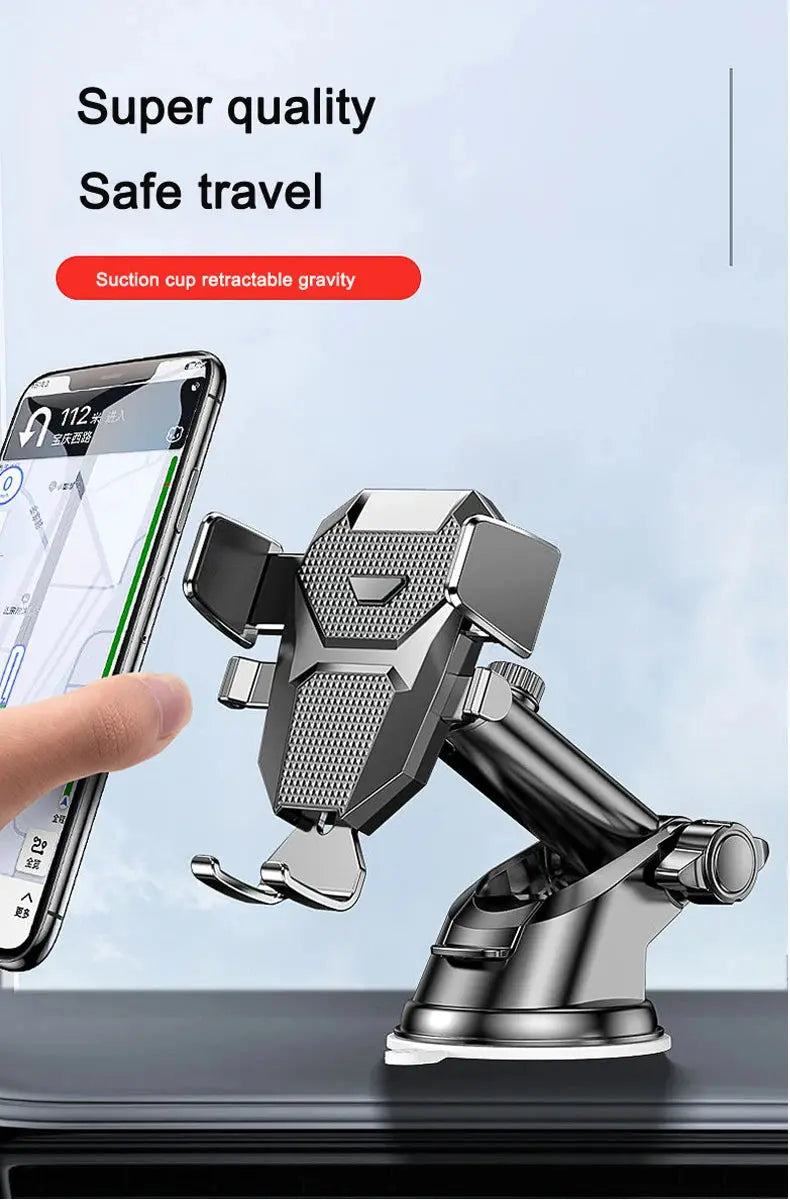 Support de téléphone portable universel à ventouse pour pare-brise de voiture, support de téléphone portable à 360° pour smartphones de 4 à 7 pouces, nouveauté 2025 - Ottocast